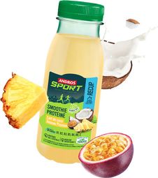 Andros Sport Récup Batido proteico de leche de coco/fresa/plátano 330ml