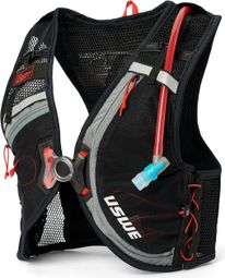 Uswe Rush 8L Hydration Vest, Black/Gray
