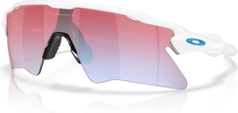 Oakley Radar EV Heater Sunglasses in Polished White/Prizm Snow Sapphire/OO9541-0537