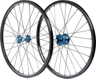 Paire de Roues Alu Expert SD M08 Disc Pride Control 28h Bleu