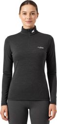Bjork Zip 210 – Sous-vêtement mérinos zippé respirant gris foncé