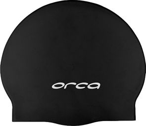 Orca Silicone Swimcap Black