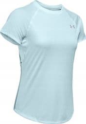 Under Armour Speed Stride Short Sleeve 1326462-462 Femme t-shirt Bleu clair