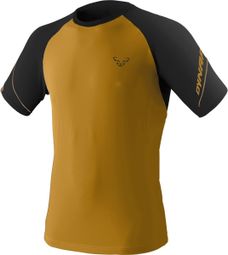 Heren Dynafit Alpine Pro Khaki/Zwart Jersey met korte mouwen