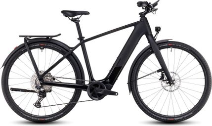 Cube Kathmandu Hybrid C:62 SLX 400X Elektro-Hybridrad Shimano Deore 12S 400 Wh 700 mm Carbon Grau Schwarz 2025