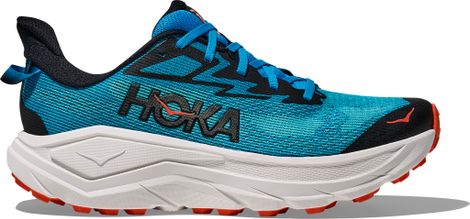 Hoka Challenger 8 Blue/Orange Men's Trail Shoes