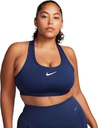 Nike Swoosh normal fit bra Blue Women
