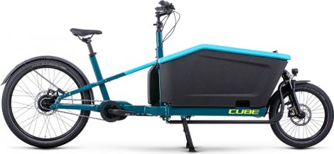 Cube Cargo Dual Hybrid 1000 Elektrische Cargo Bike Enviolo Cargo 1000 Wh 20/27,5'' Blauw 2022