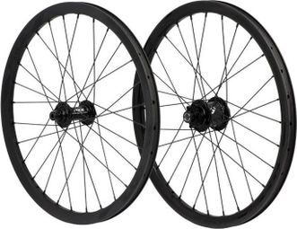 Paire de Roues Carbone Expert Pride Wave Mat Matrix 10/15mm Noir