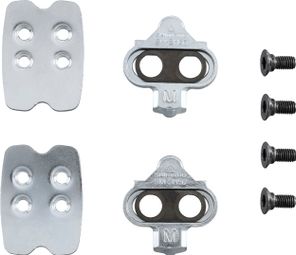 Cales Shimano SPD SM-SH56 Argent (Paire) + Plaques