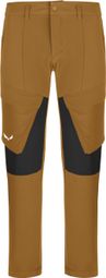 Salewa Puez Warm Cargo Softshell Pants Brown