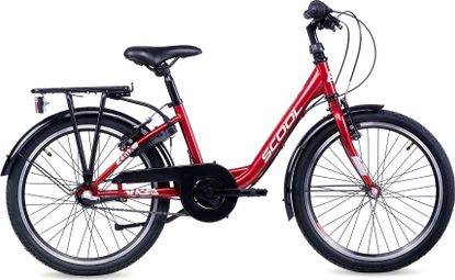 S’COOL chiX  vélo enfant  3 vitesses  Rouge/Blanc