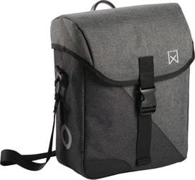 Willex Sac à bandoulière de vélo Flex 800 14 L Gris et noir