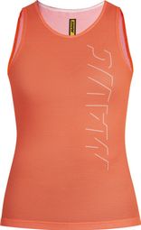 Women's Mavic Hot Ride Sleeveless Baselayer + Coral