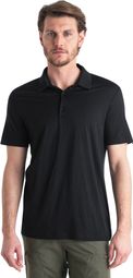 Icebreaker Merino 150 Tech Lite III Kurzarm Poloshirt Schwarz