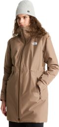 Parka The North Face Hikesteller beige para mujer