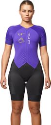 Van Rysel Women's Long Distance Purple Trifunction Suit
