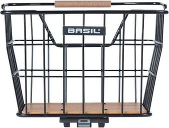 Panier Basil Nordland Bicycle MIK 23L Noir/Marron