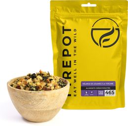 Comida liofilizada Firepot: mezcla de verduras a la toscana - 120 g