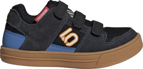 Mountainbikeschoenen adidas Five Ten Freerider Hook-and-Loop Zwart/Blauw Junior