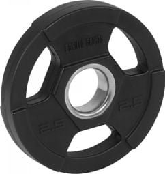 Poids disques olympiques en fonte rêvetement caoutchouc avec anneau métallique de 51mm - de 1 25 à 25 kg - Poids : 2 5 KG