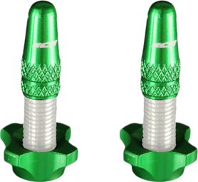 Kit Ice di tappi in alluminio (x2) e dadi (x2) Airflow Green