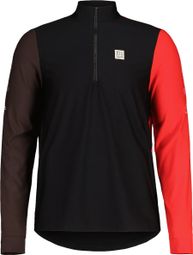 Herren Langarm Top Maloja GoldammerM. Schwarz/Multicolor