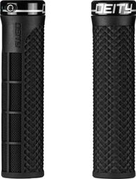 Pair of Deity Lockjaw Grips 132 mm Black