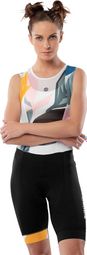 Cuissard vélo court femme Cyclisme BX Jungle Noir