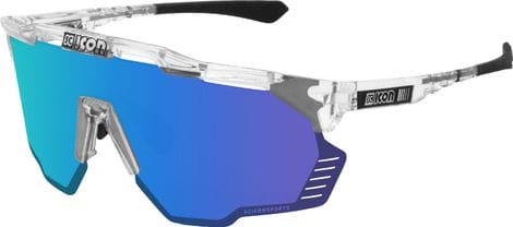 Scicon Sports Aeroshade Kunken Lunettes De Soleil De Performance Sportive (Multimirror Bleu Scnpp/Briller)