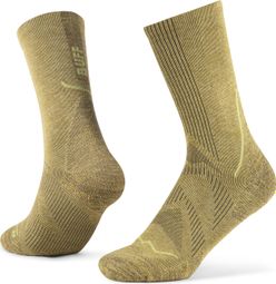 Buff Dryflx Crew Beige Sokken