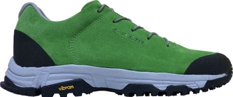 Chaussures de randonnée S-KARP Travel  vert gazon  cuir naturel  semelle Vibram