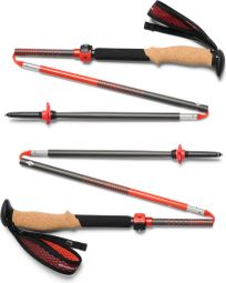 Black Diamond Pursuit Carbon FLZ wandelstokken, oranje