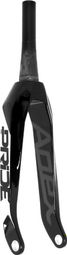 Forcella Pride Racing Apex Carbon Tapered 20'' 20mm Gloss Black/White