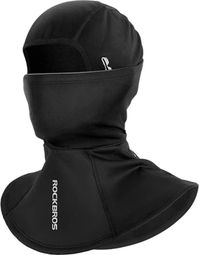 Cache-Cou et Cyclisme Coupe-Vent Doublé Polaire Balaclava noir