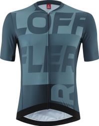 Loeffler maillot cycliste à manches courtes M Bike Jersey FZ Signature Mid Dark Petrol - Bleu