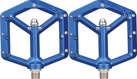 Paires de Pédales Plates Spank Spike Reboot Bleu