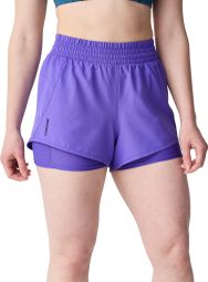 Brooks Dash 2-in-1-Shorts für Damen, violett