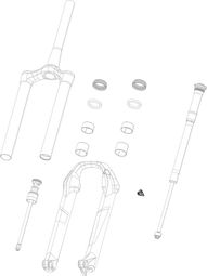 Fascetta stringitubo RockShox per forcelle SID 2021/ Rudy 2022