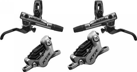 Pair of Brakes Shimano XTR BR-M9120 Rine J-Kit (without disk) 170cm 100cm Silver