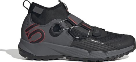 Zapatilla MTB Five Ten 5.10 Trailcross Pro Clip-In Negra/Gris/Roja