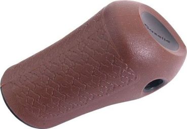 GAZELLE Grips Cap Droit - Marron Avec Passepoil Noir