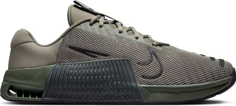 Zapatillas de entrenamiento Nike Metcon 9 caqui, hombre