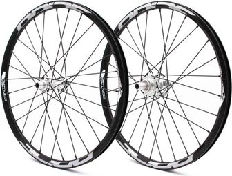 Paire de Roues Pride Control V1 Expert Disc 28H Moyeu Polish