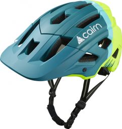 Cairn Dust II Winter MTB Helm Neon / Sky Blue