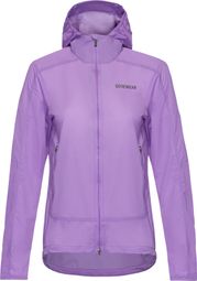 Veste Coupe-Vent Gore-Wear Fernflow Violet Femme