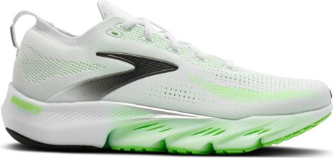 Brooks Glycerin Flex Running Shoes, White/Green, Men's