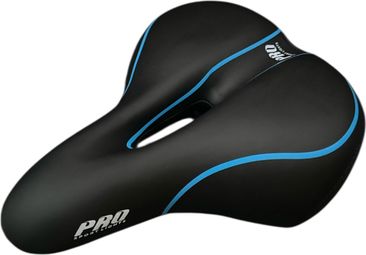 Selle de vélo City Comfort Foam 265 x 190 mm Noir Bleu