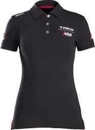 Polo Femme Trek by Santini Team Trek-Segafredo Noir