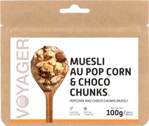 Voyager Muesli Liofilizado con Palomitas de Maíz y Trocitos de Chocolate 100g